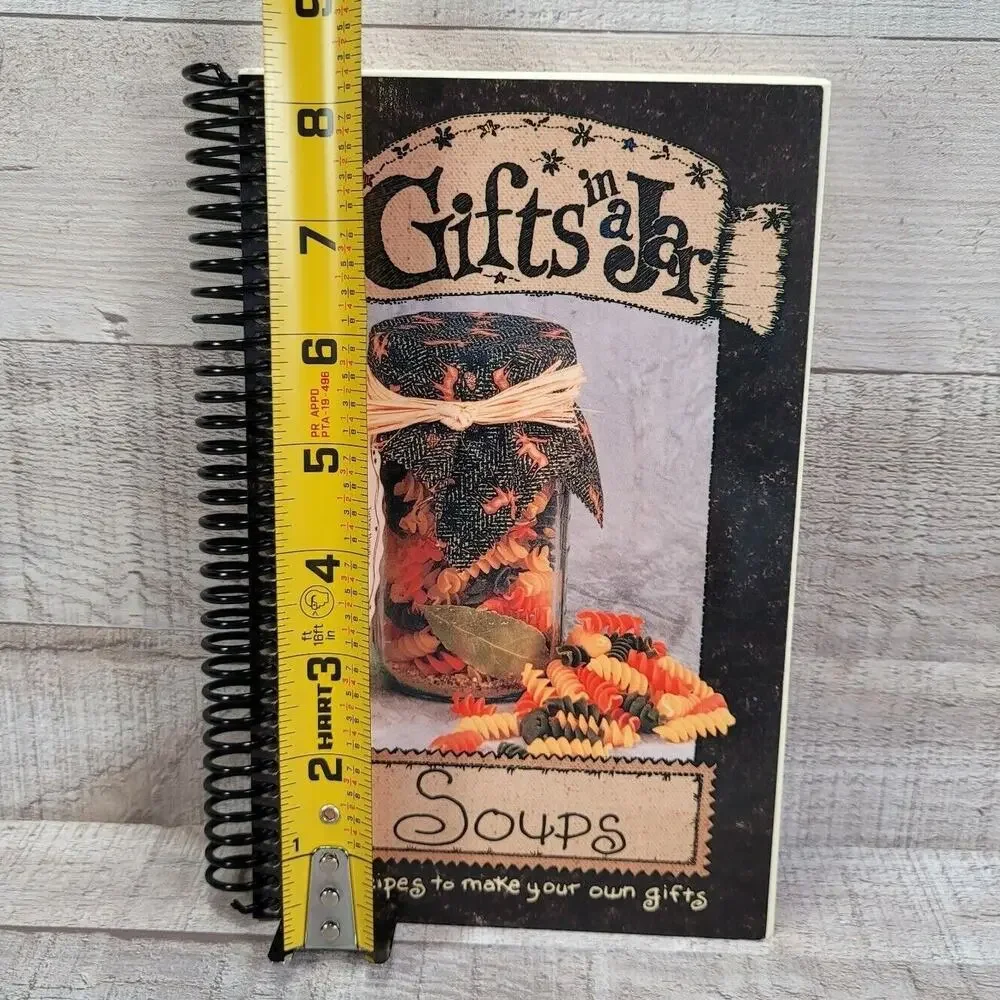 Mason Jar Recipe Book Gifts in a Jar Create Soup Mix Winter Holiday Gifts